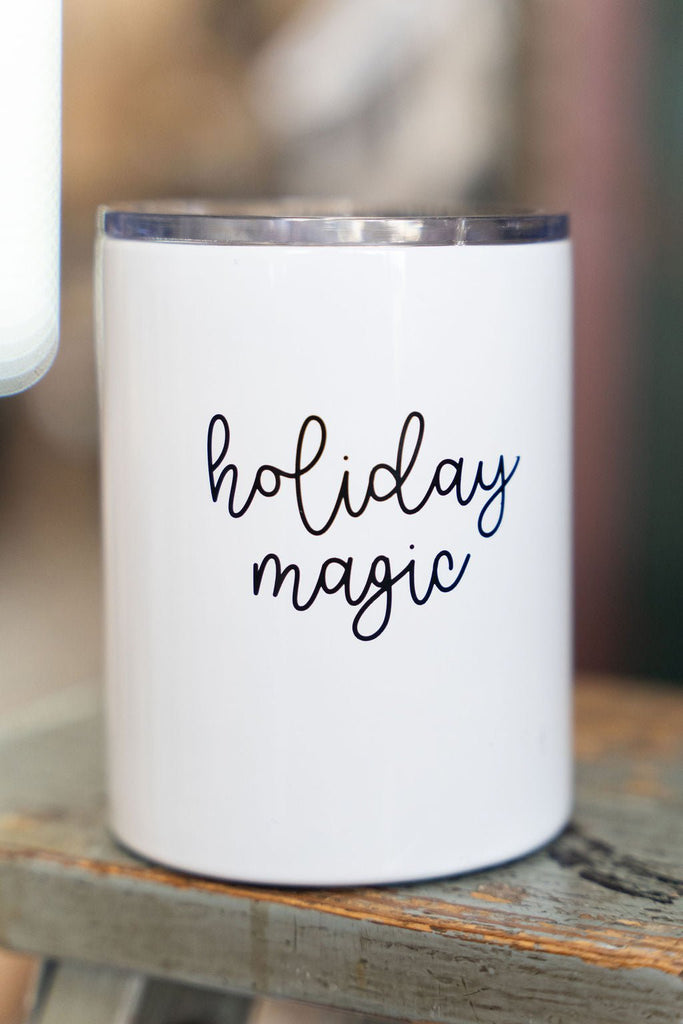 Holiday Magic Stainless Steel Tumbler - Betsey's Boutique Shop -