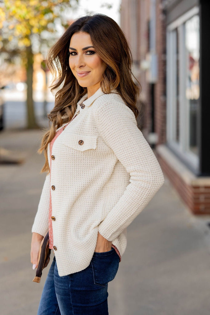 Knit Shacket - Betsey's Boutique Shop -