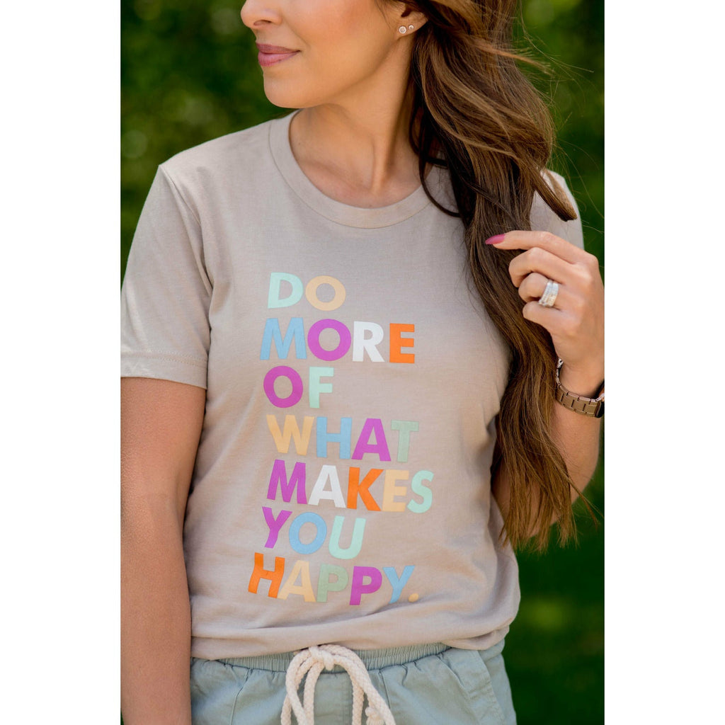 Makes You Happy Graphic Tee - Betsey's Boutique Shop