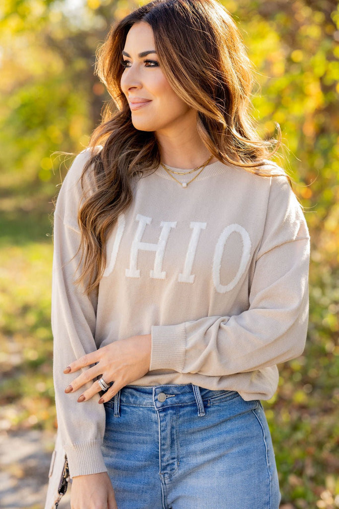 Ohio Sweater Tee - Betsey's Boutique Shop -