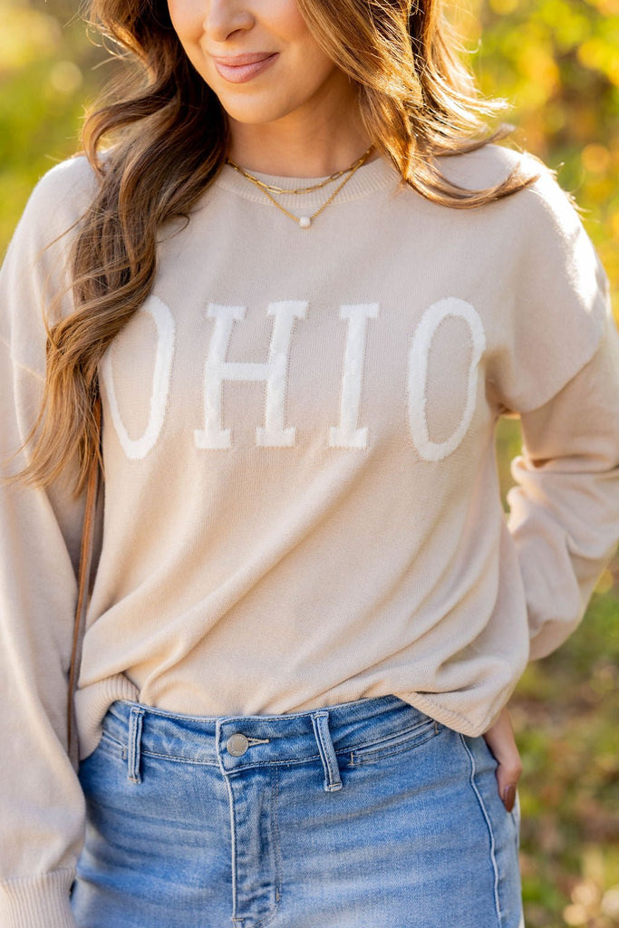 Ohio Sweater Tee - Betsey's Boutique Shop -