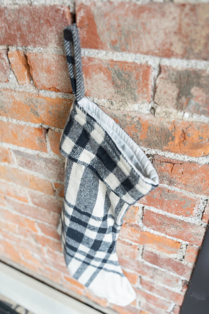 Plaid Cotton Stocking - Betsey's Boutique Shop -