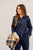 Ribbed Trim Quarter Zip Pullover Sweatshirt - Betsey's Boutique Shop -