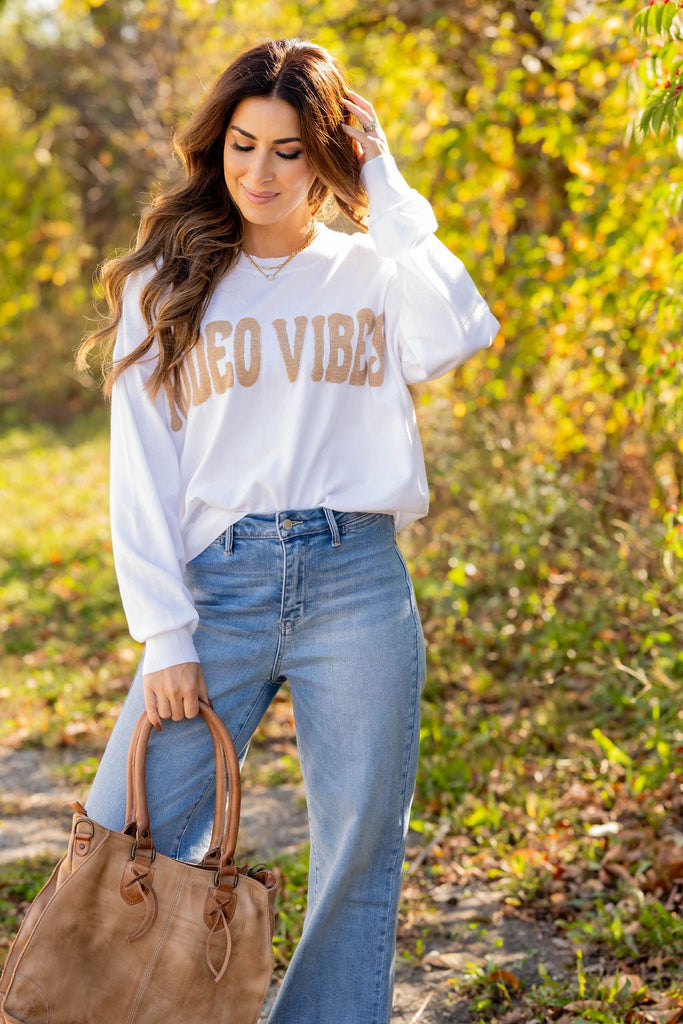 Rodeo Vibes Sweater Tee - Betsey's Boutique Shop -