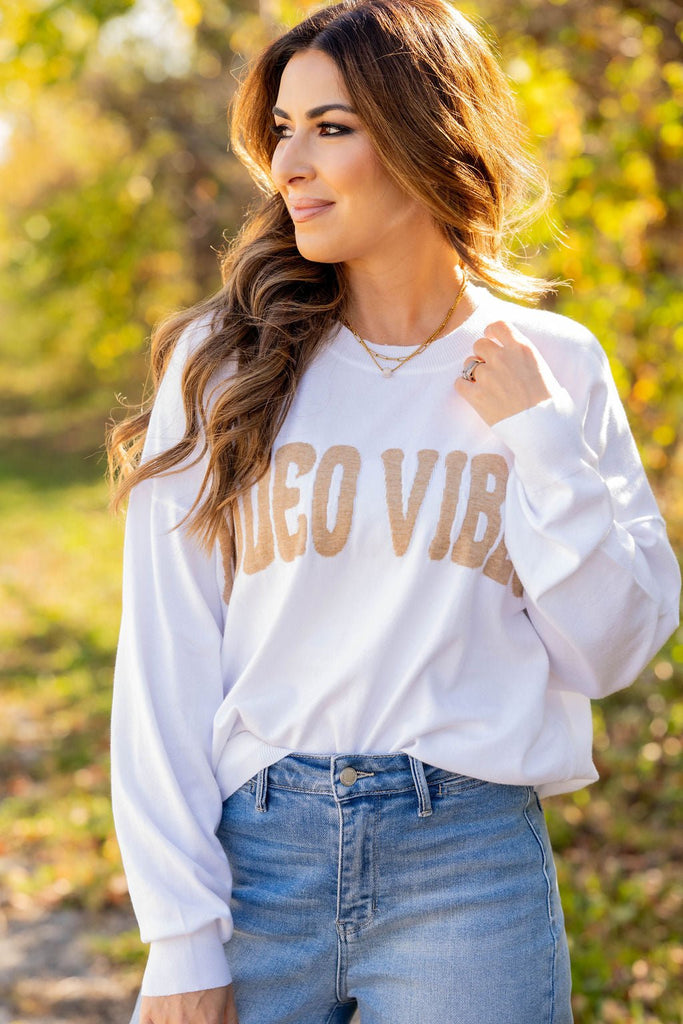 Rodeo Vibes Sweater Tee - Betsey's Boutique Shop -