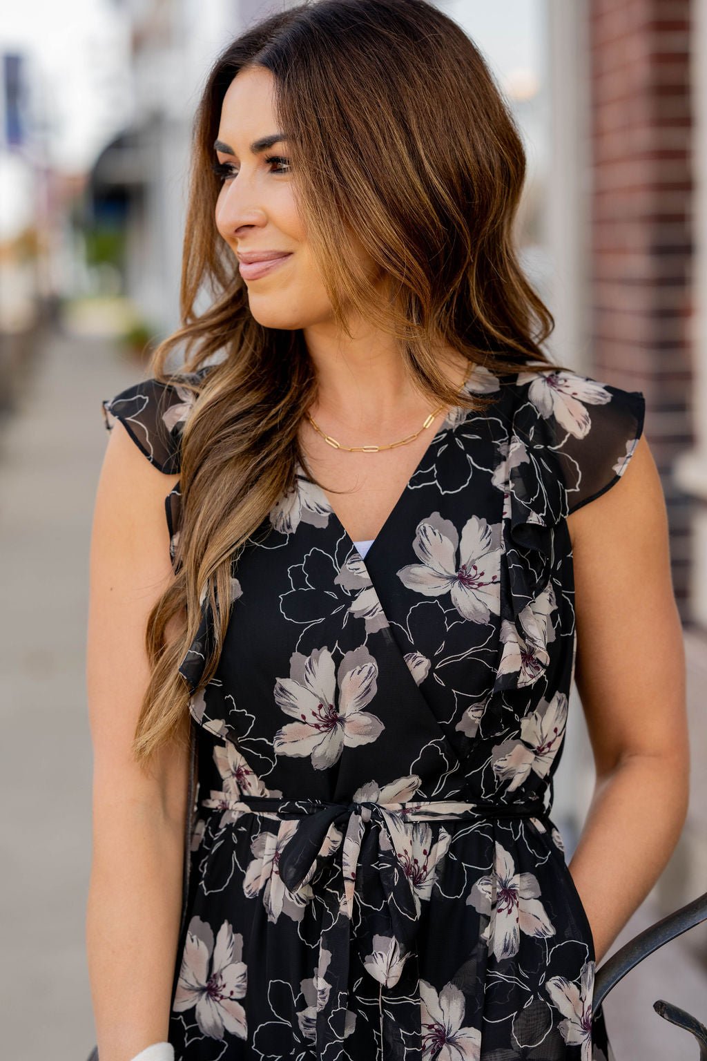 Sheer Floral Tie Waist Maxi Dress - Betsey's Boutique Shop - Sheer Floral Tie Waist Maxi Dress - Betsey's Boutique Shop -