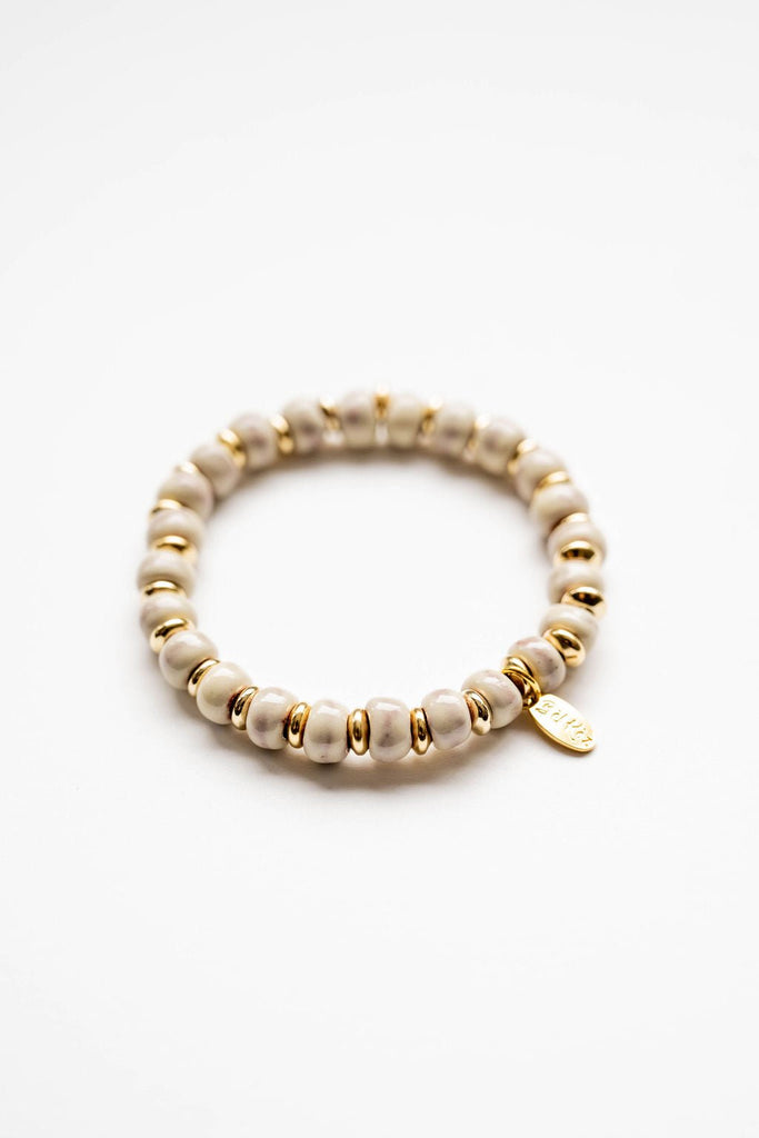 Bel Koz 14k Gold Accented Clay Bracelet - Betsey's Boutique Shop -