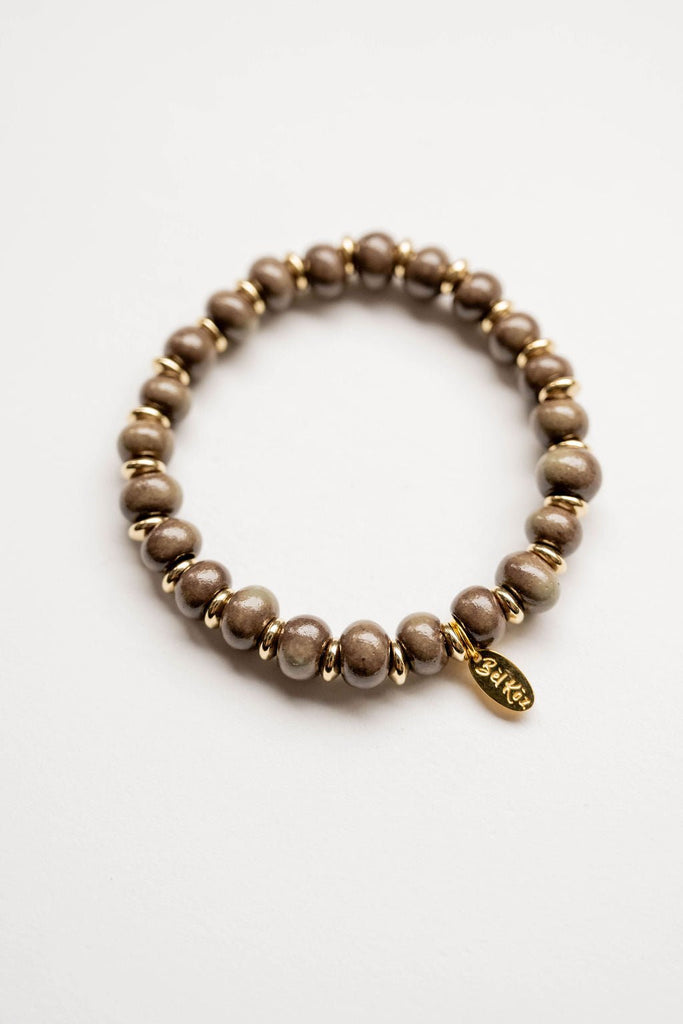 Bel Koz 14k Gold Accented Clay Bracelet - Betsey's Boutique Shop -