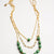 Bel Koz Elongated Clay Bead Layered Necklace
