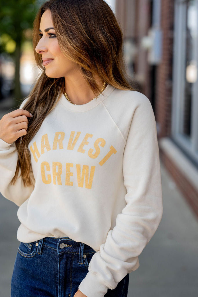 Harvest Crew Graphic Crewneck - Betsey's Boutique Shop -