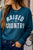 Raised In The Country Cursive Graphic Crewneck - Betsey's Boutique Shop -