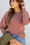 Light Thermal Balloon Sleeve Sweater - Betsey's Boutique Shop -