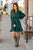 Classy Balloon Sleeve Ruffle Accented Dress - Betsey's Boutique Shop -