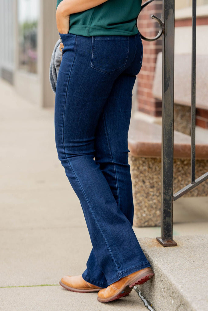 Betsey's Flare Denim Jeggings - Betsey's Boutique Shop -