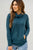 Lightly Ribbed Cowl Neck Sweatshirt - Betsey's Boutique Shop -