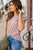 Heavily Ribbed Dual Flutter Sleeve Tee - Betsey's Boutique Shop -