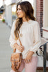 Classy Cinched Neck Blouse